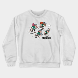 vintage funny comic cowboys Crewneck Sweatshirt